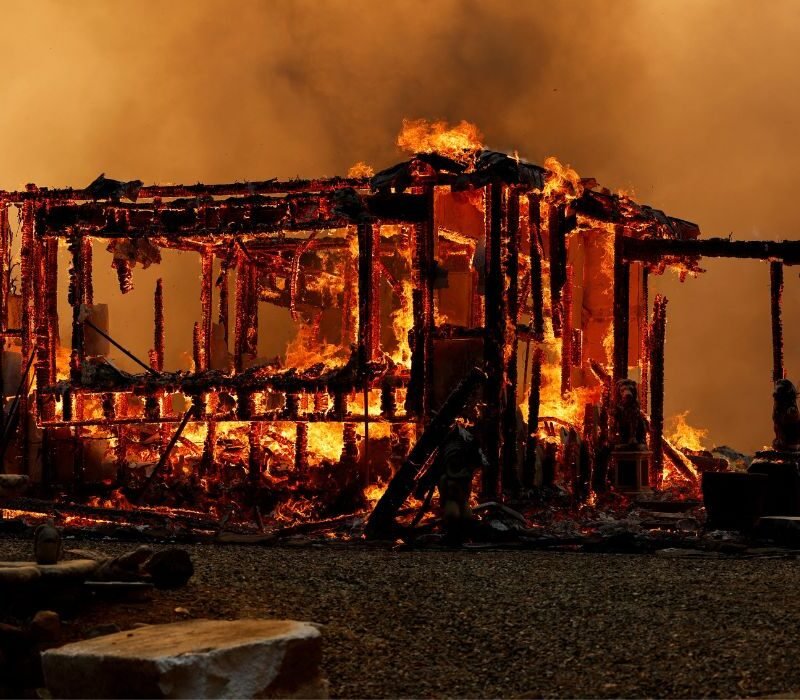 Oregon wildfire size