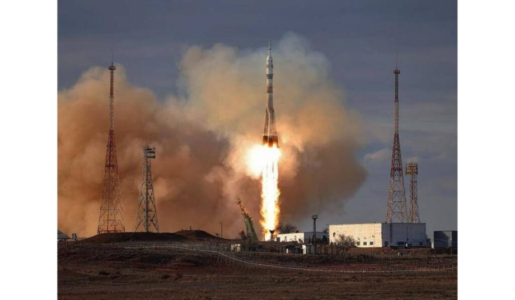 Russian spacecraft landing
