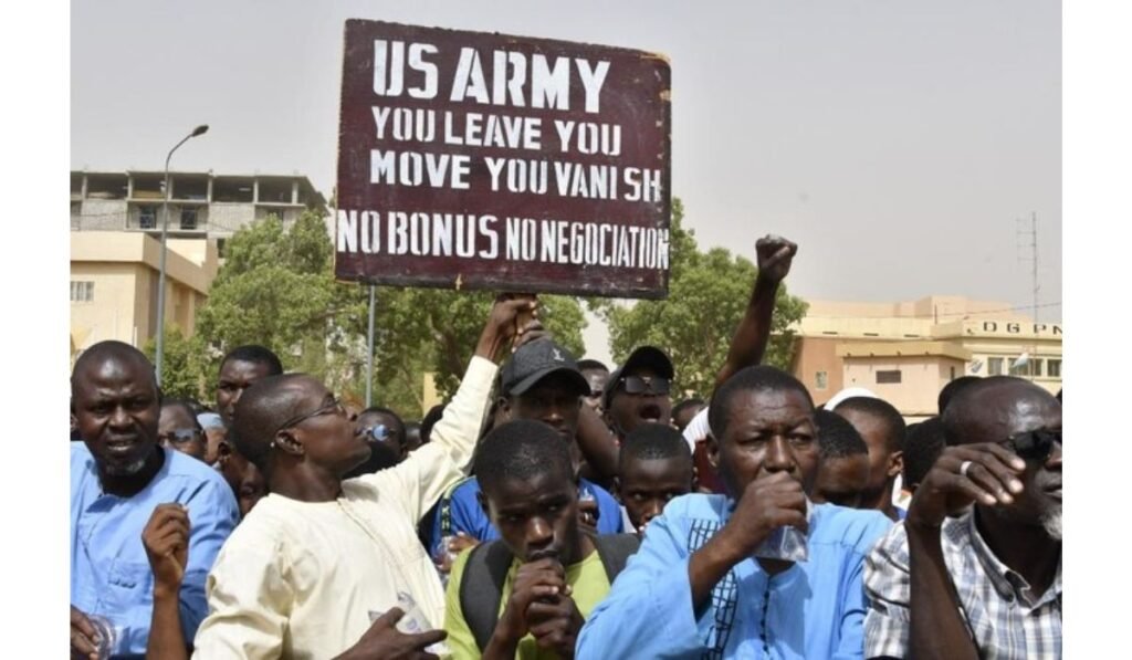 Russian troops entering Niger