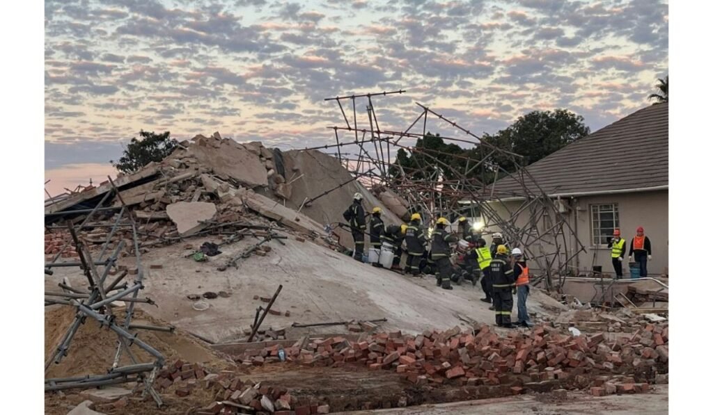 South Africa building collapses