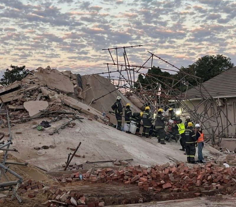 South Africa building collapses