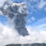 Mt Ibu eruption Indonesia