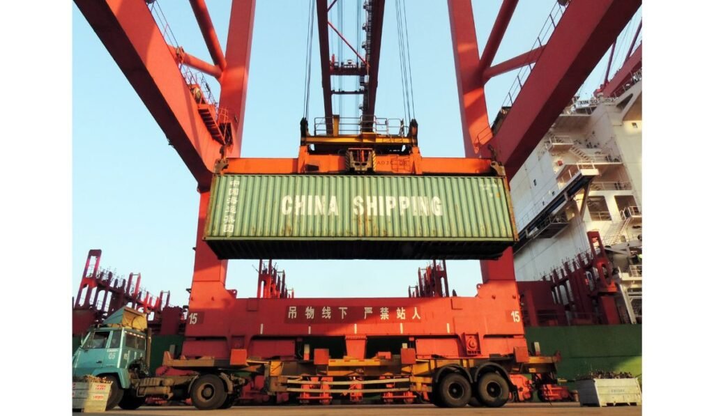 China exports rise
