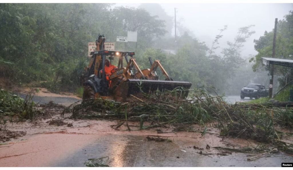 Central America floods landslides