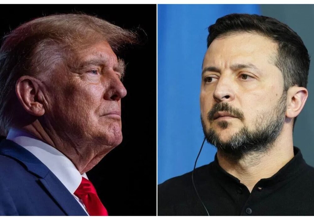 Trump blames Zelensky