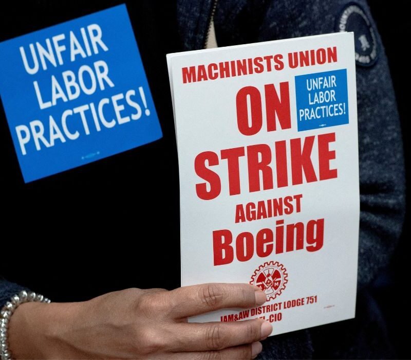 Boeing strike wages